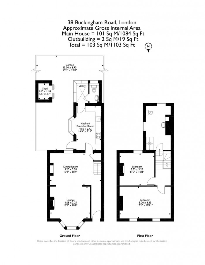 Floorplan for 38, E15